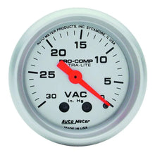 Load image into Gallery viewer, AutoMeter Vacuum 30in Hg. Mini Ult 4384