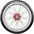 Load image into Gallery viewer, Avon Cobra Chrome AV91 White Sidewall Front Tire - 150/80R16 71V 1DK - Side View