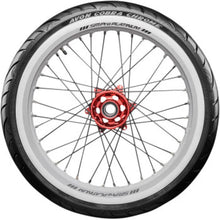 Load image into Gallery viewer, Avon Cobra Chrome AV91 White Sidewall Front Tire - MH90-21 56V 1DK - Side View