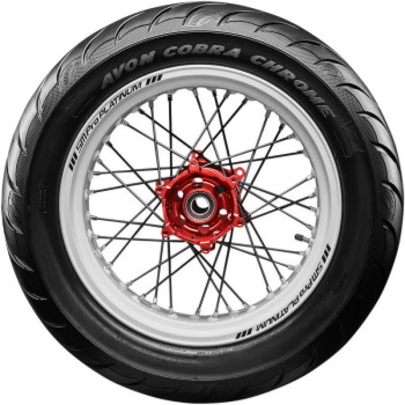 Avon Cobra Chrome AV92 Rear Tire - 160/80-16 81H 1DK - Detail View