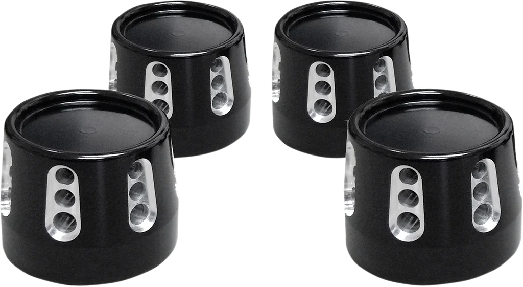 Avon Grips Cover - Head Bolt - Excalibur - Black HBC-304-ANO-EX - Side View
