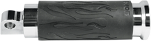 Load image into Gallery viewer, Avon Grips Footpegs - Flame - Chrome FP-FLA-80 - Main Product View
