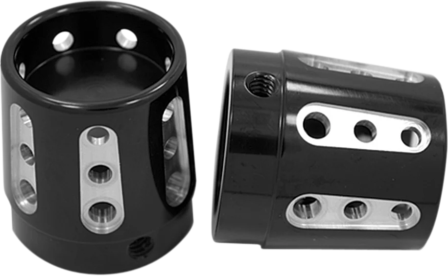 Avon Grips Front Axle Nut Cover - Black - Gatlin - 1" AXL-GAT-ANO - Main Product View