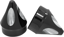Load image into Gallery viewer, Avon Grips Front Axle Nut Cover - Black - Spike - 1" AXL-SPK-ANO - Main Product View