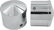 Load image into Gallery viewer, Avon Grips Front Axle Nut Cover - Chrome - Rival - Large/Small AXL-RIV-CH-TOUR - Side View