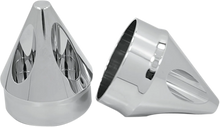 Load image into Gallery viewer, Avon Grips Front Axle Nut Cover - Chrome - Spike - 1" AXL-SPK-CH - Main Product View