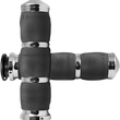 Load image into Gallery viewer, Avon Grips Grips - Air Cushion - Indian - Chrome IN-TO-AIR-90-CH - Main Product View