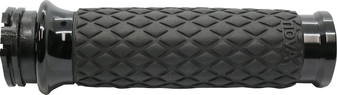 Avon Grips Grips - Diamond Contour - Black DIA-65-ANO - Side View