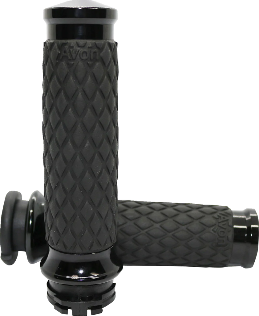 Avon Grips Grips - Diamond Contour - Black - TBW DIA-65-ANO-FLY - Main Product View