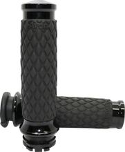 Load image into Gallery viewer, Avon Grips Grips - Diamond Contour - Black - TBW DIA-65-ANO-FLY - Main Product View