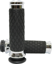 Load image into Gallery viewer, Avon Grips Grips - Diamond Contour - Black - TBW DIA-65-ANO-FLY - Side View