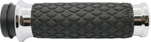 Load image into Gallery viewer, Avon Grips Grips - Diamond Contour - Chrome - TBW DIA-60-CH-FLY - Side View