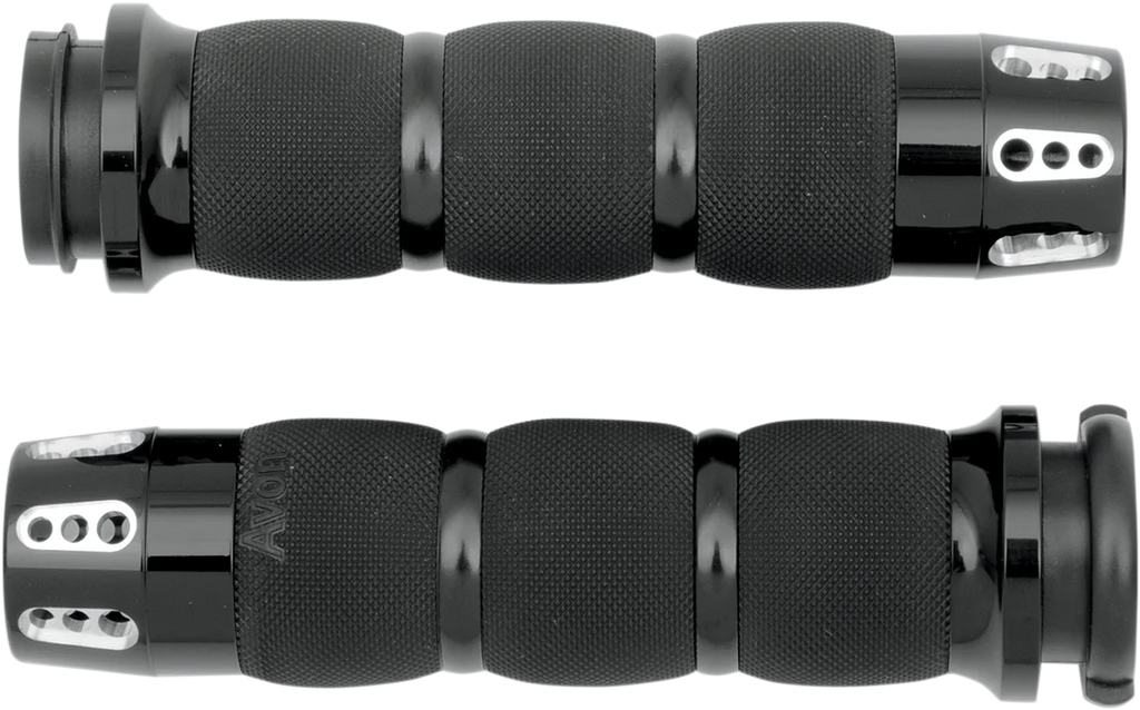 Avon Grips Grips - Gatlin - Air Cushioned - Black AIR-90-ANO-GAT - Side View