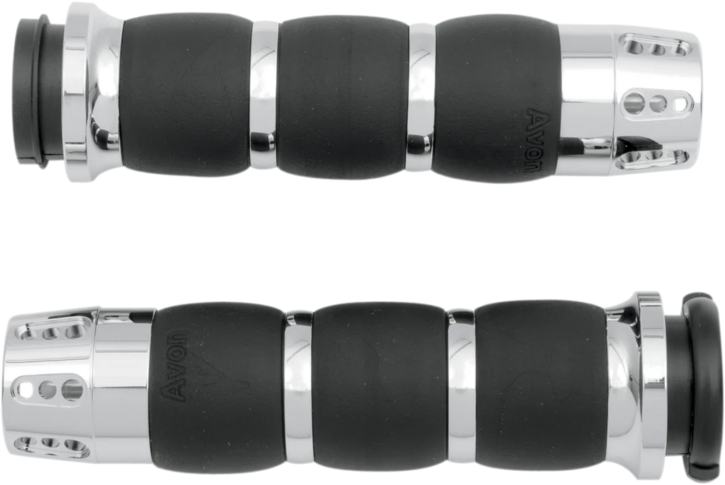 Avon Grips Grips - Gatlin - Velvet Air - TBW - Chrome AIR-93-FLY-GAT - Main Product View