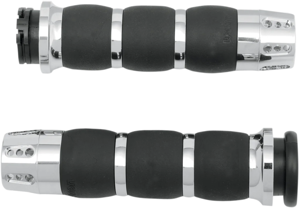 Avon Grips Grips - Gatlin - Velvet Air - TBW - Chrome AIR-93-FLY-GAT - Side View