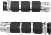 Load image into Gallery viewer, Avon Grips Grips - Gatlin - Velvet Air - TBW - Chrome AIR-93-FLY-GAT - Side View