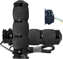 Load image into Gallery viewer, Avon Grips Grips - Heated - Air Cushion - Cable - Black AIR-90-ANO-HT - Main Product View