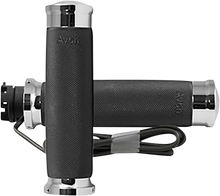 Load image into Gallery viewer, Avon Grips Grips - Heated - Custom Contour - Indian - Chrome IN-S-CC-85-C-H - Main Product View