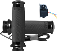 Load image into Gallery viewer, Avon Grips Grips - Heated - Custom Contour - TBW - Black CC-86-AN-FLY-HT - Main Product View