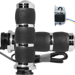 Load image into Gallery viewer, Avon Grips Grips - Heated - Velvet Air - TBW - Chrome AIR-93-FLY-HT - Main Product View