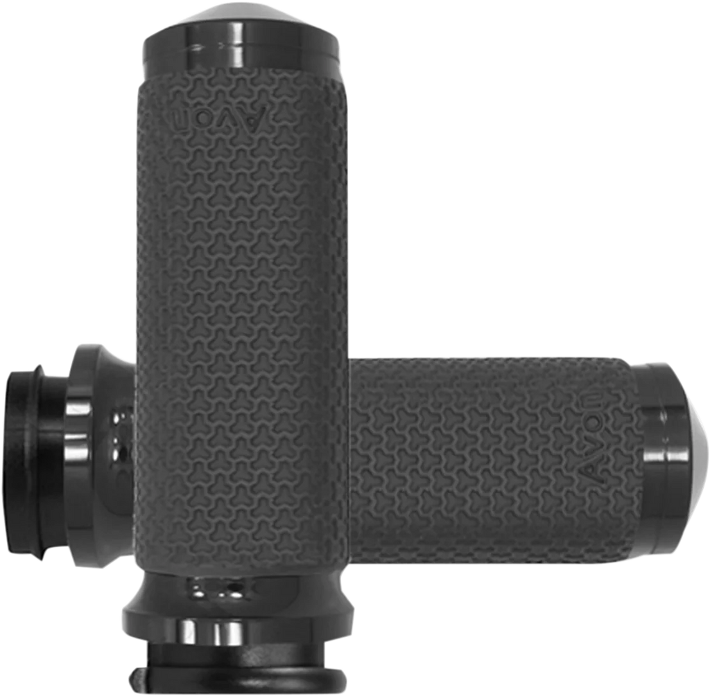 Avon Grips Grips - Memory Foam - Large - TBW - Black MF-63B-ANO-FLY - Main Product View
