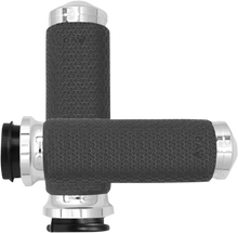 Load image into Gallery viewer, Avon Grips Grips - Memory Foam - Large - TBW - Chrome MF-63B-CH-FLY - Main Product View