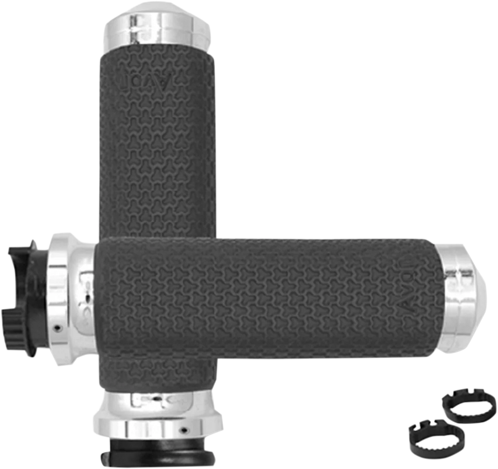 Avon Grips Grips - Memory Foam - Medium - Scout - Black IN-S-MF-63A-AN - Side View