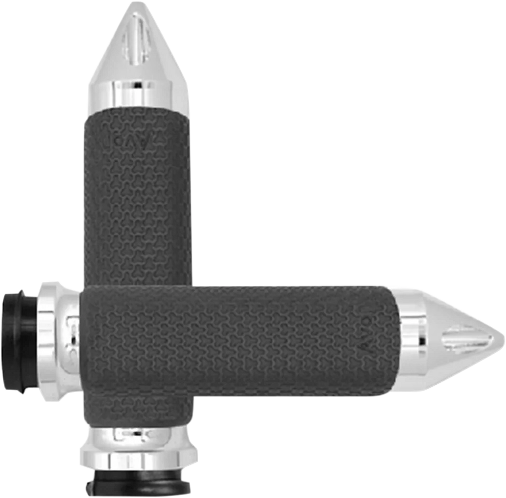 Avon Grips Grips - Memory Foam - Medium - Spike - TBW - Chrome MF-63A-CH-FL-SP - Main Product View