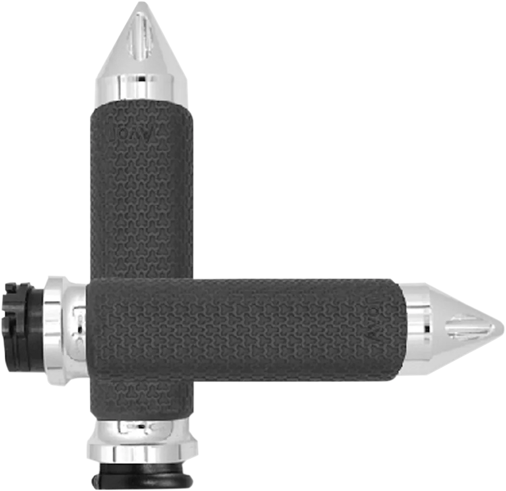 Avon Grips Grips - Memory Foam - Small - Spike - Chrome MF-63-CH-SPK - Main Product View