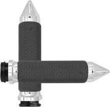 Load image into Gallery viewer, Avon Grips Grips - Memory Foam - Small - Spike - TBW - Chrome MF-63-CH-FLY-SP - Main Product View