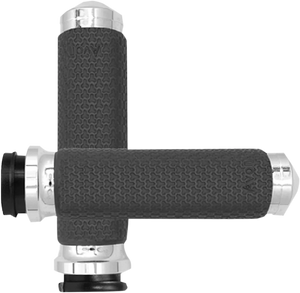 Avon Grips Grips - Memory Foam - Small - TBW - Chrome MF-63-CH-FLY - Main Product View