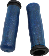 Load image into Gallery viewer, Avon Grips Grips - Old School - Throttle-By-Wire - Blue OLD-69-SBLUE-FL - Side View