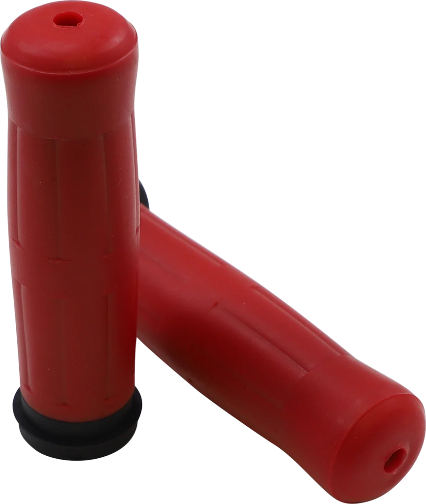 Avon Grips Grips - Old School - Throttle-By-Wire - Red OLD-69-RED-FLY - Main Product View