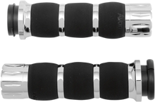 Load image into Gallery viewer, Avon Grips Grips - Rival - Air Cushioned - TBW - Chrome AIR-90-FLY-RIV - Main Product View