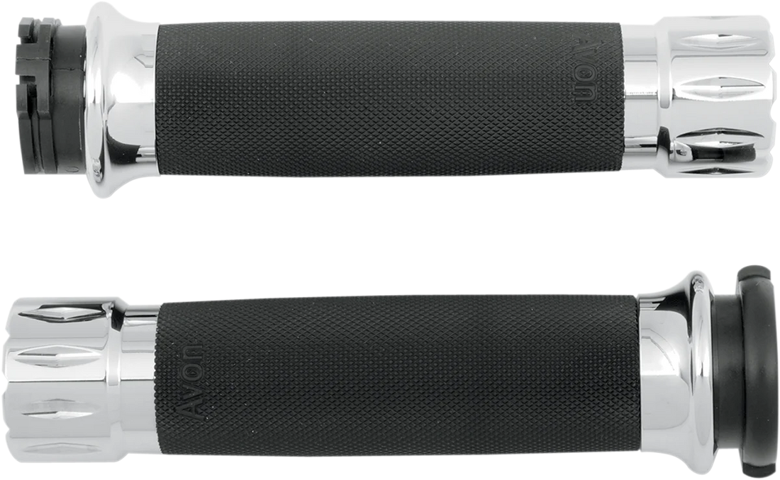 Avon Grips Grips - Rival Custom - TBW - Black CC-86-AN-FL-RIV - Side View