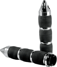 Load image into Gallery viewer, Avon Grips Grips - Spike Air - Cushioned - Touring - Chrome MT-AIR-90-CH-SP - Main Product View