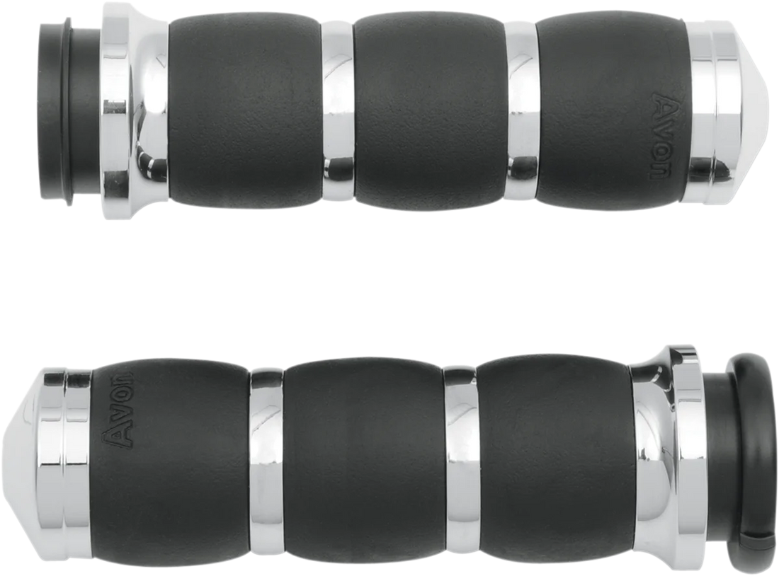 Avon Grips Grips - Velvet Air - TBW - Throttle Boss - Black AIR-96-FLY-BOSS - Side View