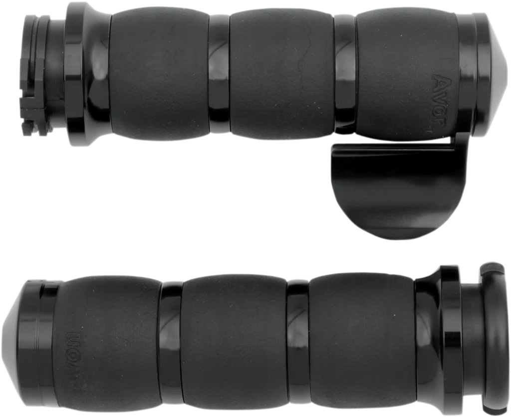 Avon Grips Grips - Velvet Air - Throttle Boss - Black AIR-96-BOSS - Main Product View