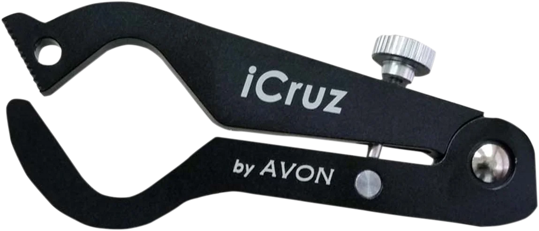 Avon Grips Throttle Lock - Small - Chrome ICZ-SM-CH - Side View