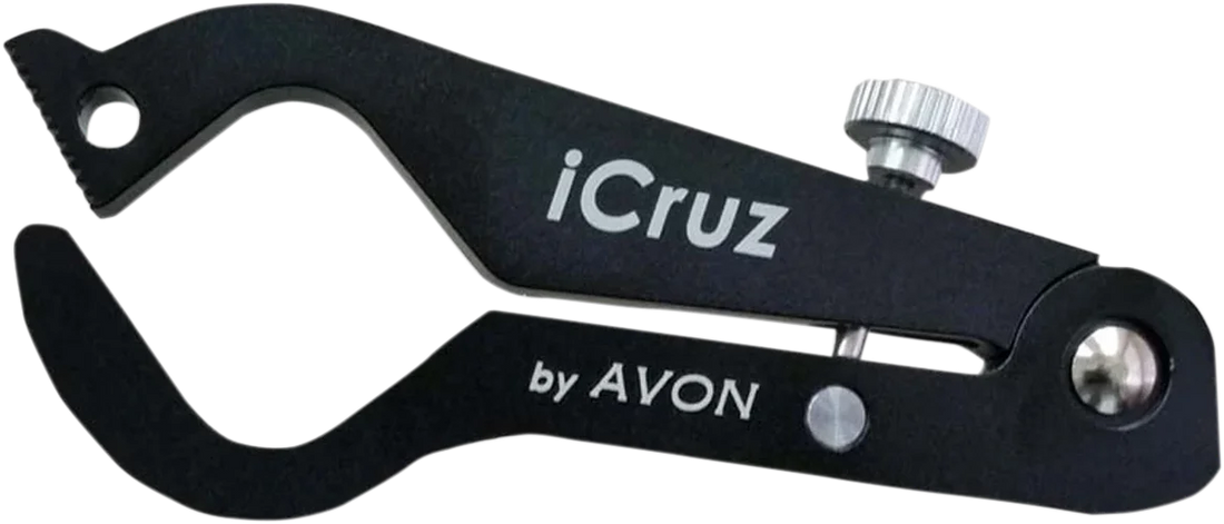 Avon Grips Throttle Lock - Small - Chrome ICZ-SM-CH - Side View