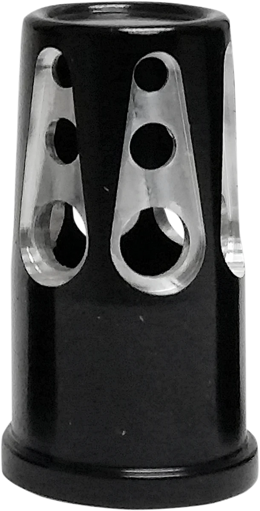 Avon Grips Valve Stem Cap - Gatlin - Black - Anodized SVC-310-ANO-GAT - Main Product View
