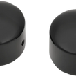 Load image into Gallery viewer, Axle Caps - Black - Front DragSpecialties W16-0331GB - Main Product View