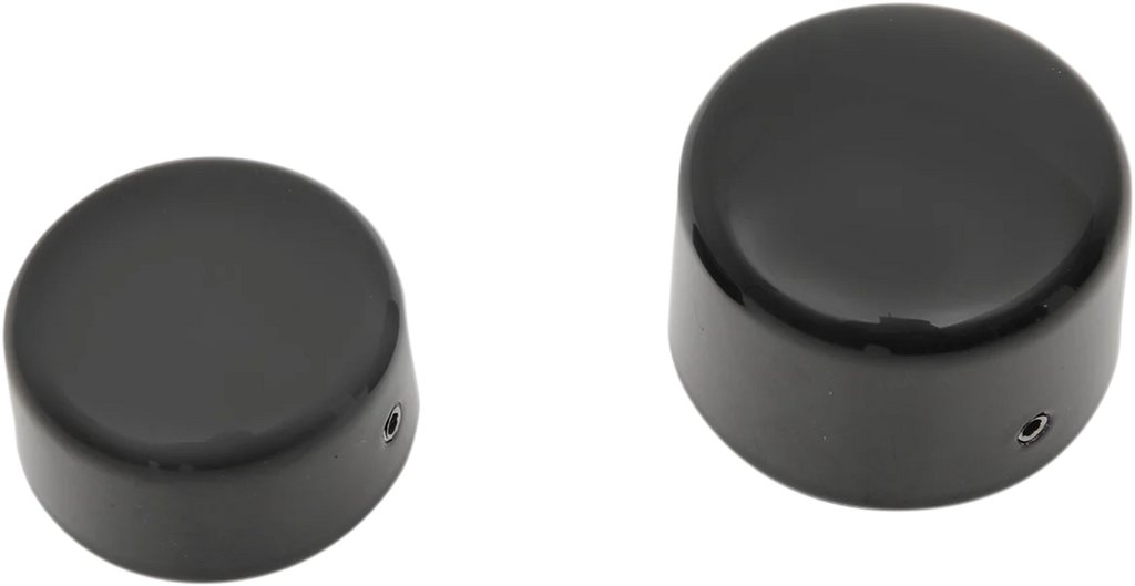 Axle Caps - Black - Rear DragSpecialties W16-0332GB - Main Product View