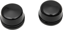 Load image into Gallery viewer, Axle Caps - Black - Rear DragSpecialties W16-0332GB - Side View