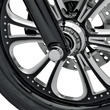 Load image into Gallery viewer, Axle Caps - Chrome - Front DragSpecialties 16-0217-BC114 - Back View