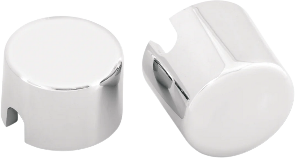 Axle Caps - Chrome - Rear - '00-'07 Softail DragSpecialties W16-0333 - Main Product View