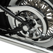 Load image into Gallery viewer, Axle Caps - Chrome - Rear DragSpecialties W16-0332 - Back View