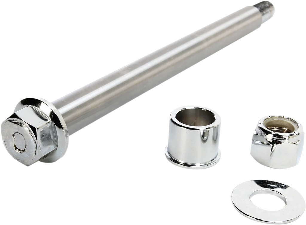 Axle Kit - Front - Chrome - '00-'06 FXSTS DragSpecialties 16-0305NU - Main Product View