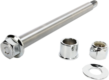 Load image into Gallery viewer, Axle Kit - Front - Chrome - '00-'06 FXSTS DragSpecialties 16-0305NU - Main Product View