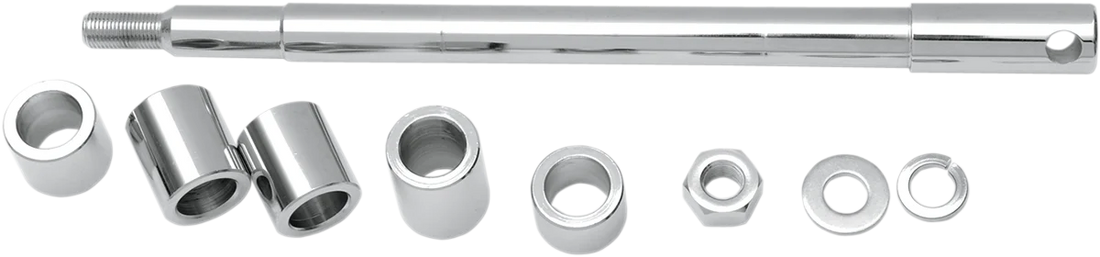 Axle Kit - Front - Chrome - '00-'06 FXSTS DragSpecialties 16-0305NU - Side View